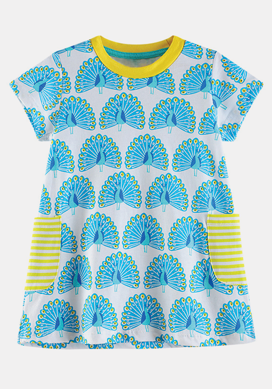 Katti Cartoon Print Dress Katti Cartoon Print Dress