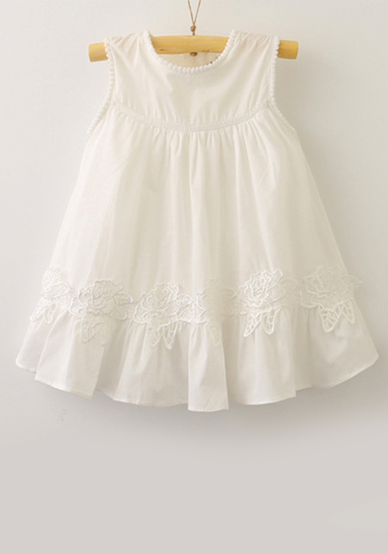 Embroidery Puffer Ball Dress Embroidery Puffer Ball Dress