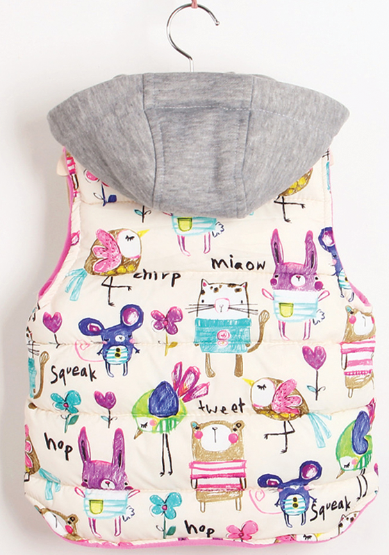 Graffiti Hooded Vest Graffiti Hooded Vest