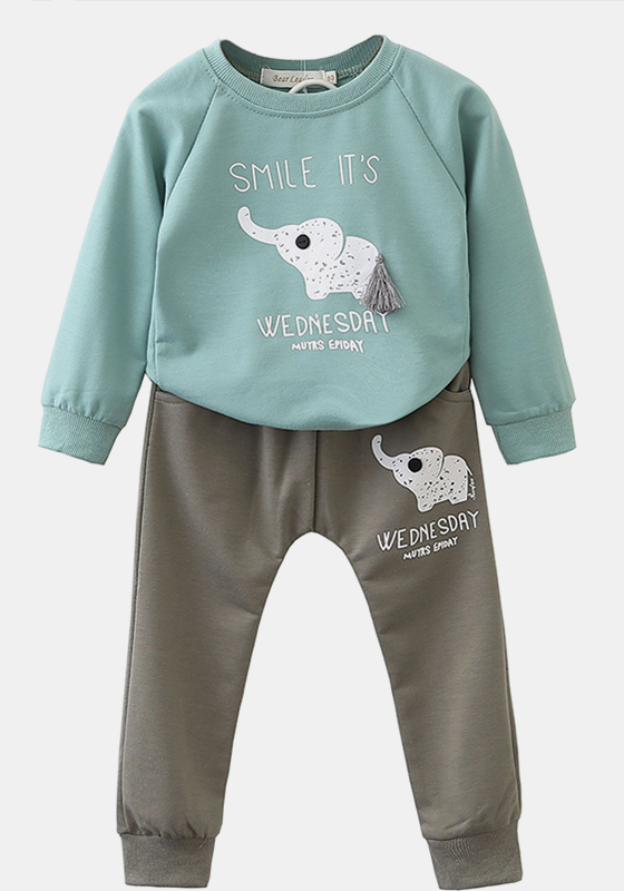 Elephant Shirt & Jeans Pants Elephant Shirt & Jeans Pants