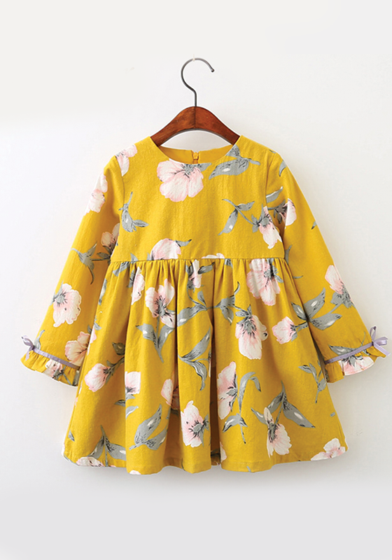 Emile Flowers Print Dress Emile Flowers Print Dress