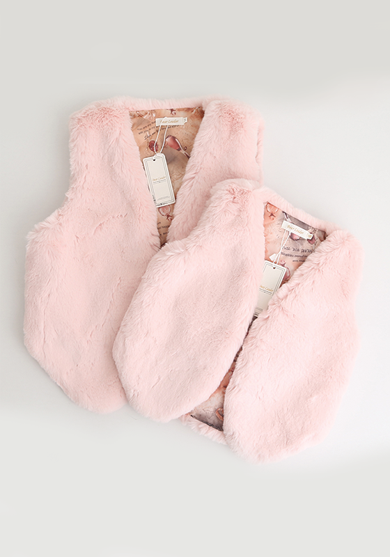 Matching Fur Vest Mother And Daughter Matching Fur Vest Mother And Daughter