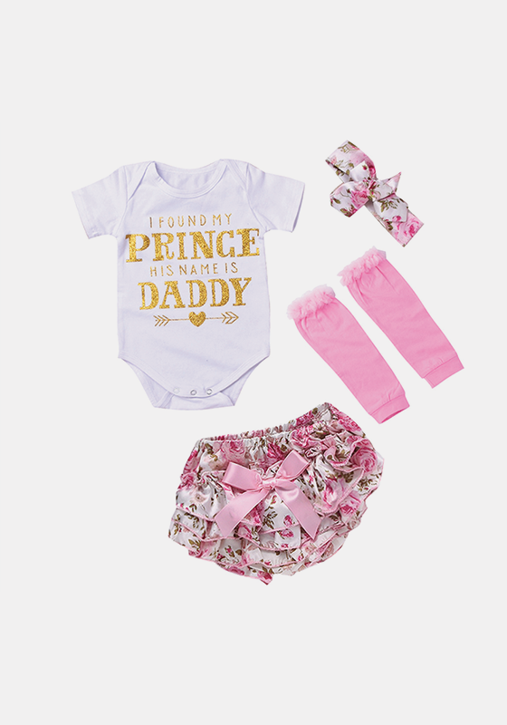 Romper & Floral bows briefs Romper & Floral bows briefs