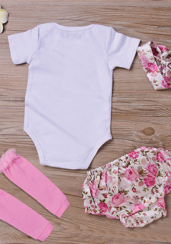 Romper & Floral bows briefs Romper & Floral bows briefs