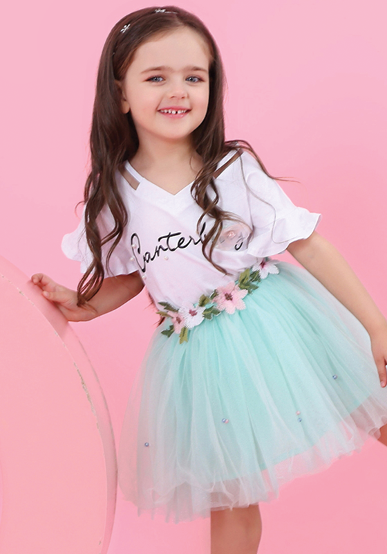 Applique Shirt & Tutu Skirt Applique Shirt & Tutu Skirt