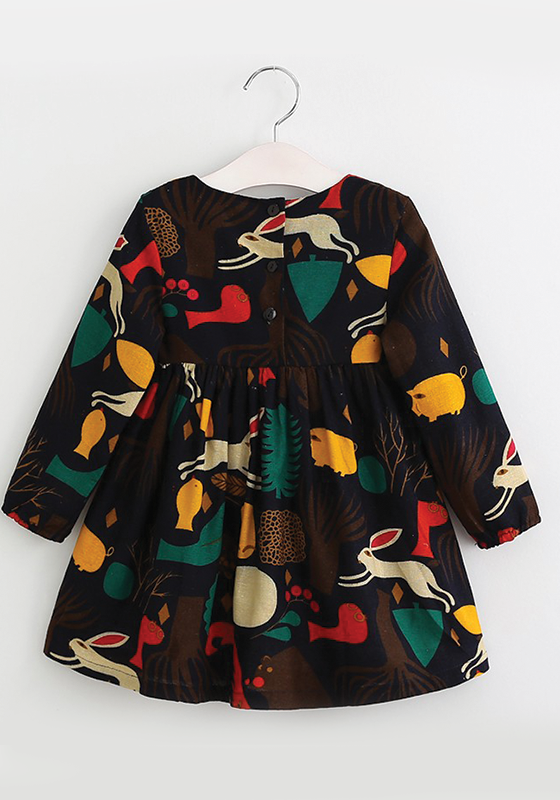 Forest Animals Graffiti Dress Forest Animals Graffiti Dress