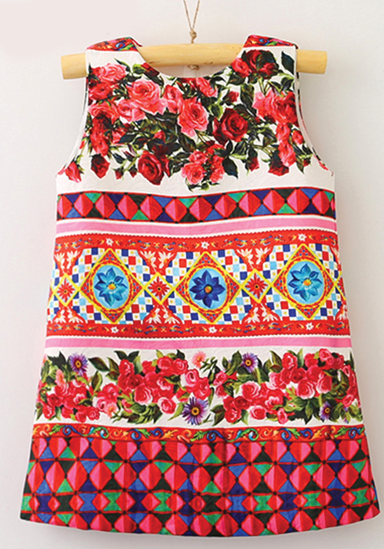 Bongo Rose Print Dress Bongo Rose Print Dress