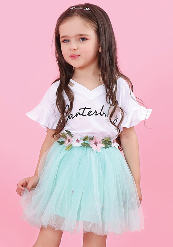 Applique Shirt & Tutu Skirt Applique Shirt & Tutu Skirt