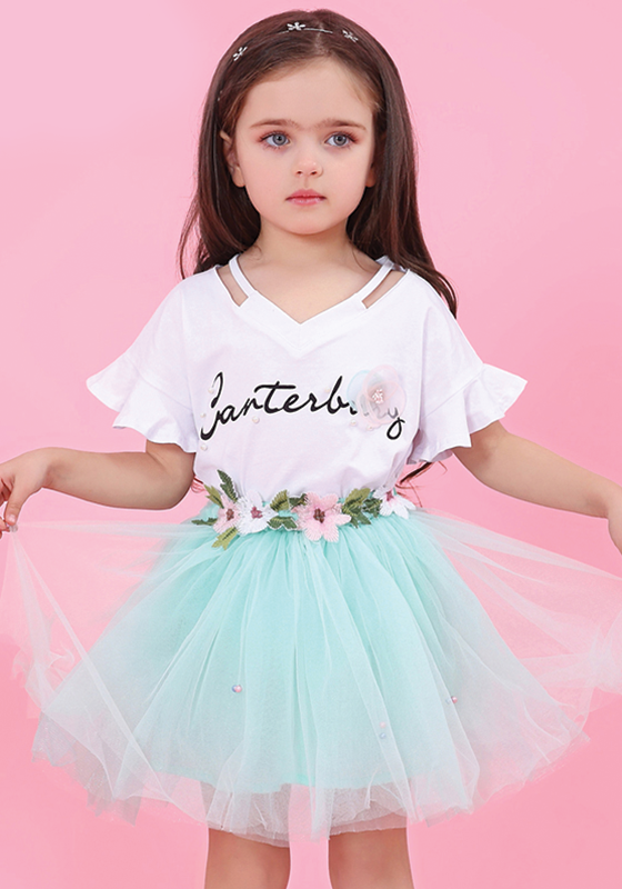 Applique Shirt & Tutu Skirt Applique Shirt & Tutu Skirt