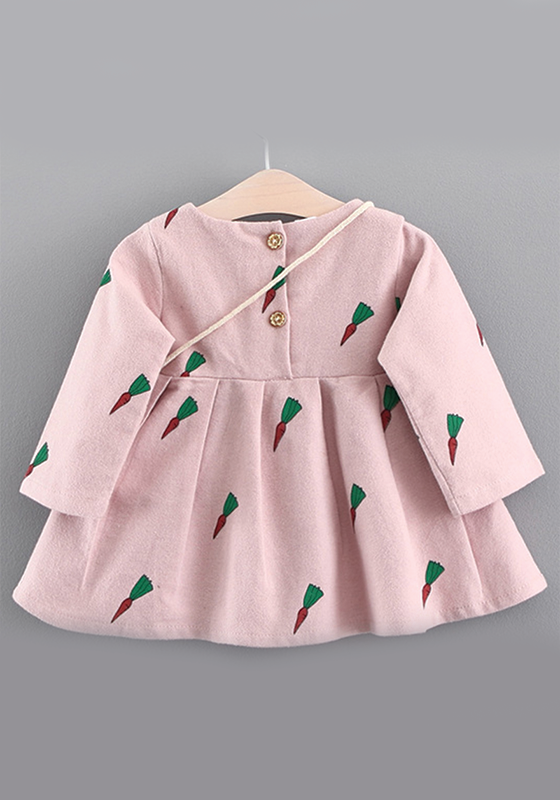 Carrot Printing Princess dress Carrot Printing Princess dress