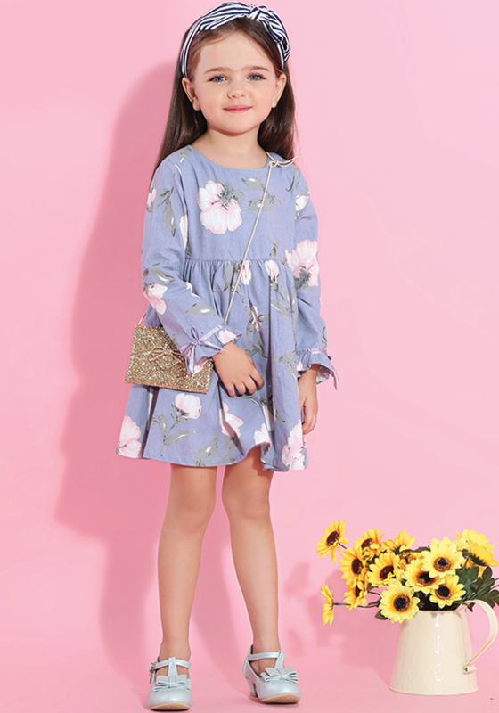 Emile Flowers Print Dress Emile Flowers Print Dress