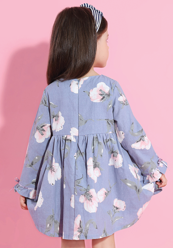 Emile Flowers Print Dress Emile Flowers Print Dress