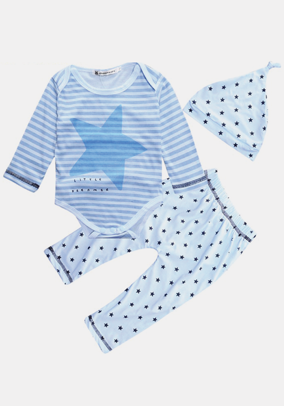 Romper & Hat & Pants Suit Romper & Hat & Pants Suit