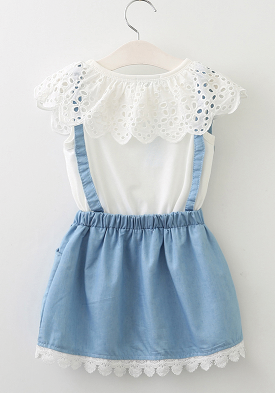 Lace Denim Gown Lace Denim Gown