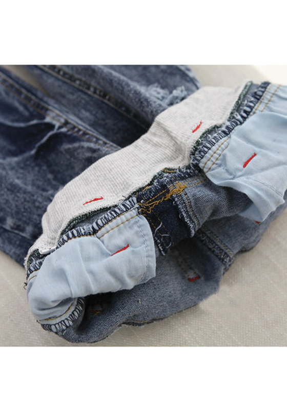 Cat Design Denim Pants Cat Design Denim Pants