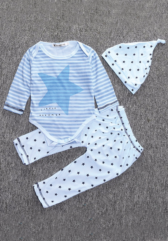 Romper & Hat & Pants Suit Romper & Hat & Pants Suit