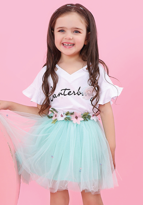 Applique Shirt & Tutu Skirt Applique Shirt & Tutu Skirt