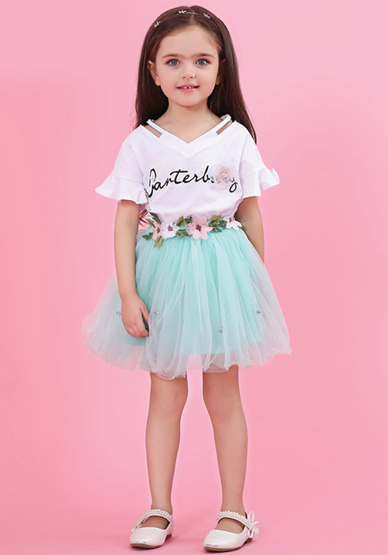 Applique Shirt & Tutu Skirt Applique Shirt & Tutu Skirt