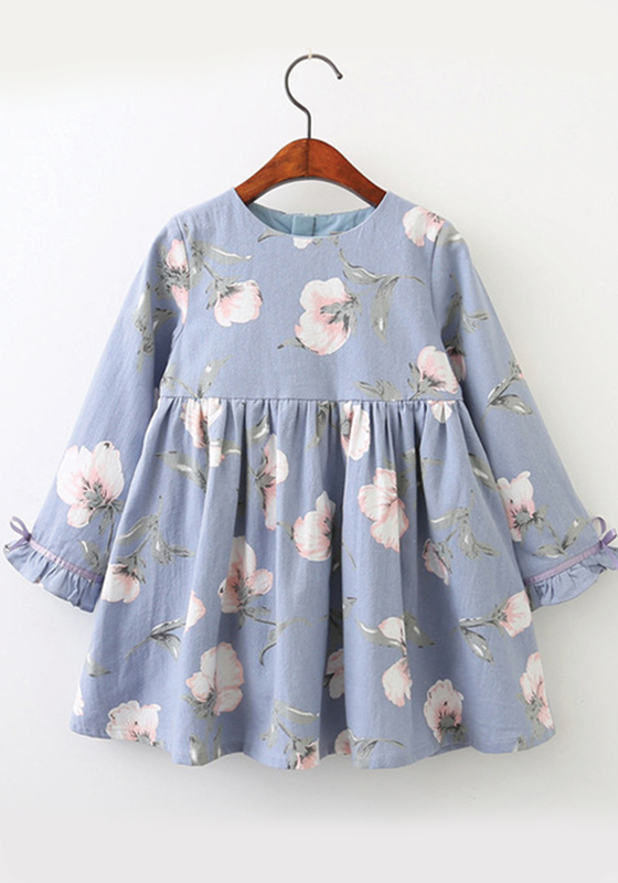 Emile Flowers Print Dress Emile Flowers Print Dress