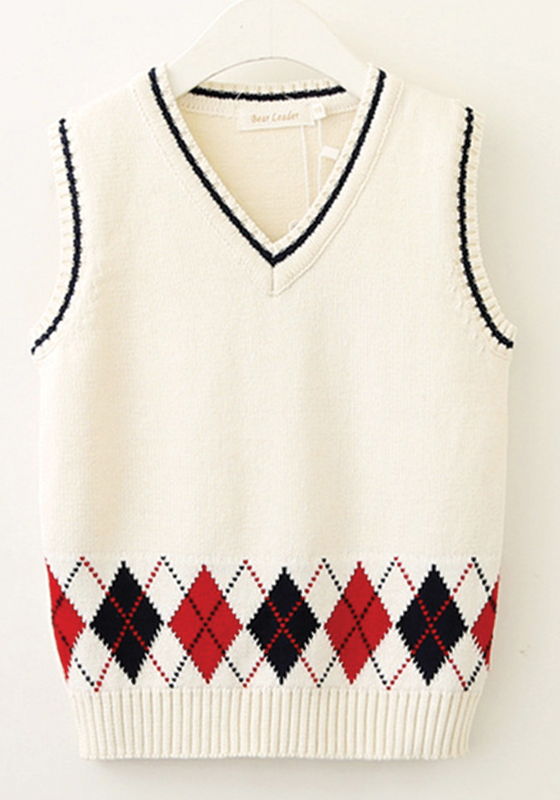 Geometric Preppy Vest Geometric Preppy Vest