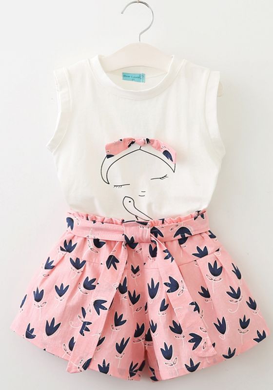 Tera T-shirt & Pink Pant Tera T-shirt & Pink Pant