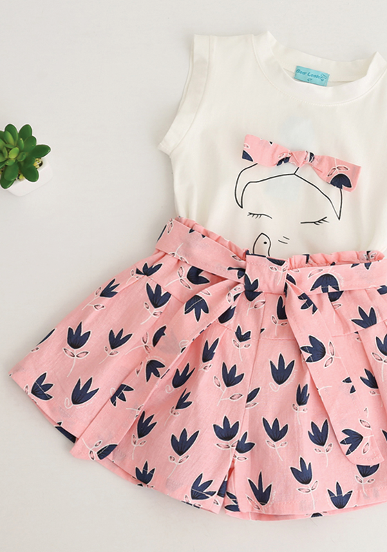 Tera T-shirt & Pink Pant Tera T-shirt & Pink Pant