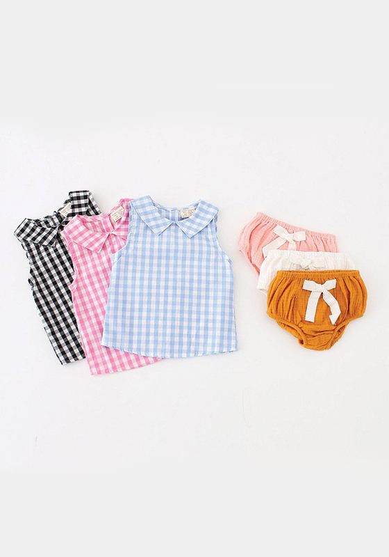 Baby Girl Plaid T-shirt Baby Girl Plaid T-shirt