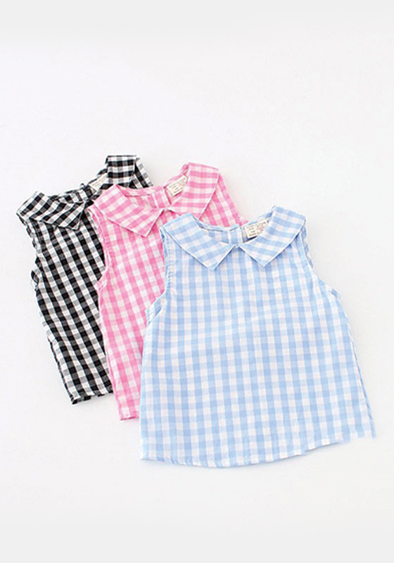 Baby Girl Plaid T-shirt Baby Girl Plaid T-shirt