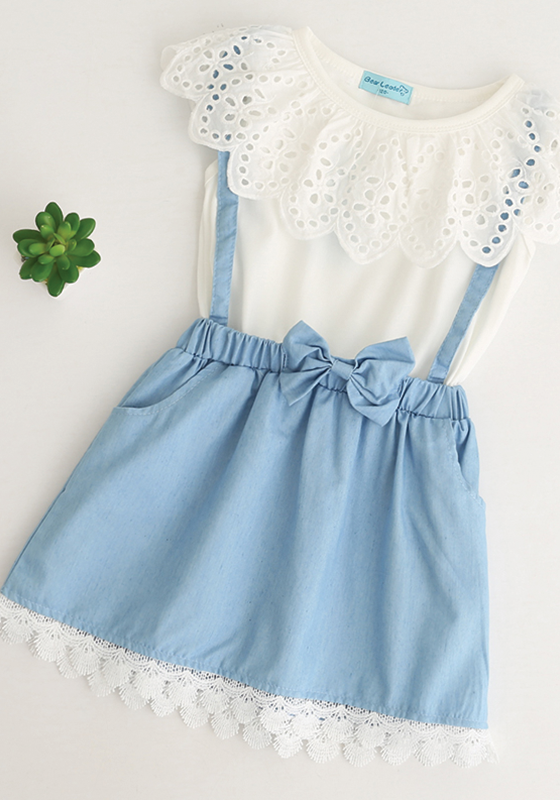 Lace Denim Gown Lace Denim Gown