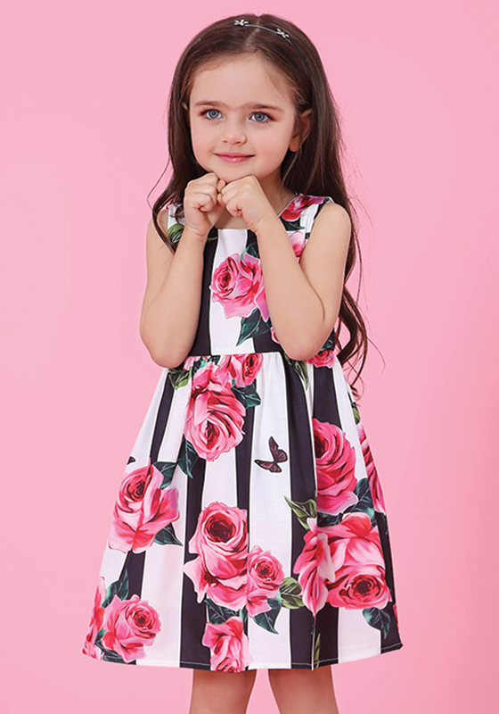 Corduroy Flower Pattern Dress Corduroy Flower Pattern Dress