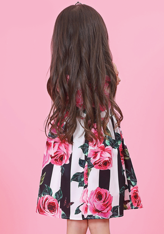 Corduroy Flower Pattern Dress Corduroy Flower Pattern Dress