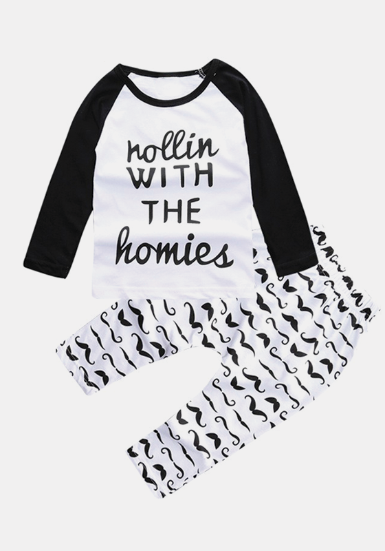 letter Long sleeve 2pcs letter Long sleeve 2pcs