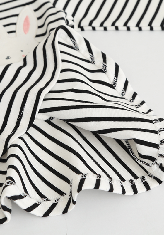 Striped Appliques Dress Striped Appliques Dress