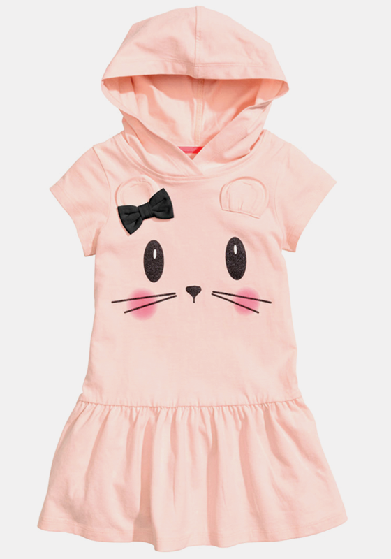 Barri Hooded Cartoon Dress Barri Hooded Cartoon Dress