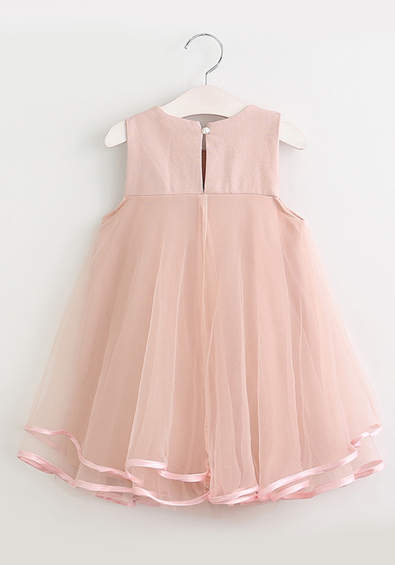 Pink Applique Dress Pink Applique Dress