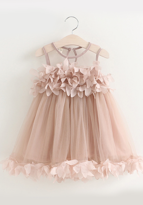 Pink Applique Dress Pink Applique Dress