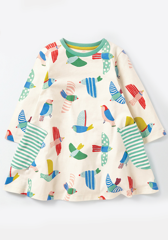 Arlo Cartoon Bird Dress Arlo Cartoon Bird Dress