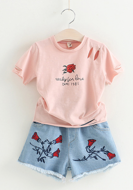 T-Shirt & Denim Pants T-Shirt & Denim Pants