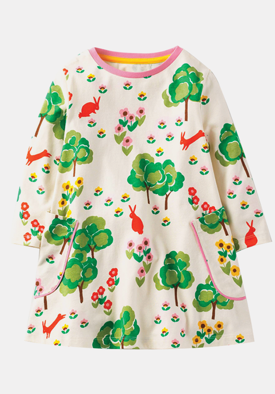 Arlo Cartoon Bird Dress Arlo Cartoon Bird Dress