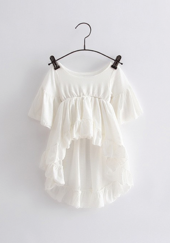 Cotton White Flare Dress Cotton White Flare Dress