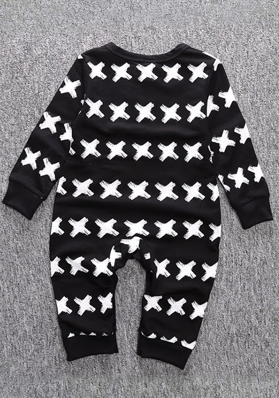Cross pattern Print Jumpsuits Cross pattern Print Jumpsuits