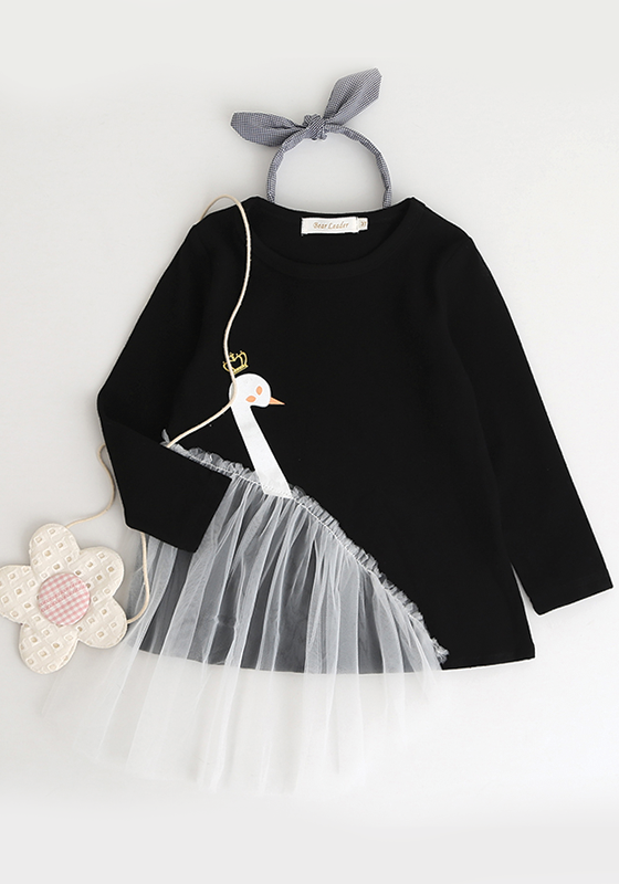 Swan Pattern Chiffon Swan Pattern Chiffon