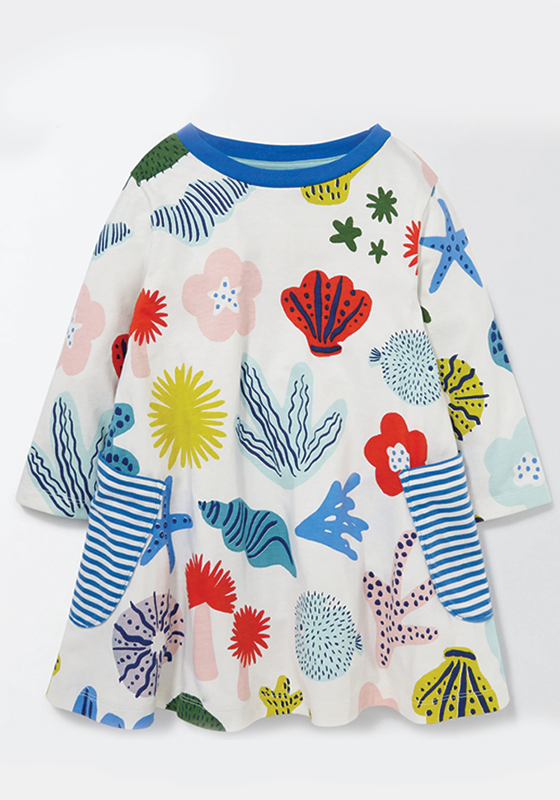 Cartoon Print Design Dress Cartoon Print Design Dress