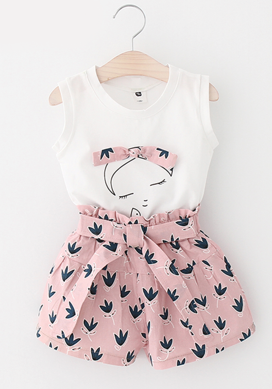 Cartoon Print T-shirt+Short Cartoon Print T-shirt+Short