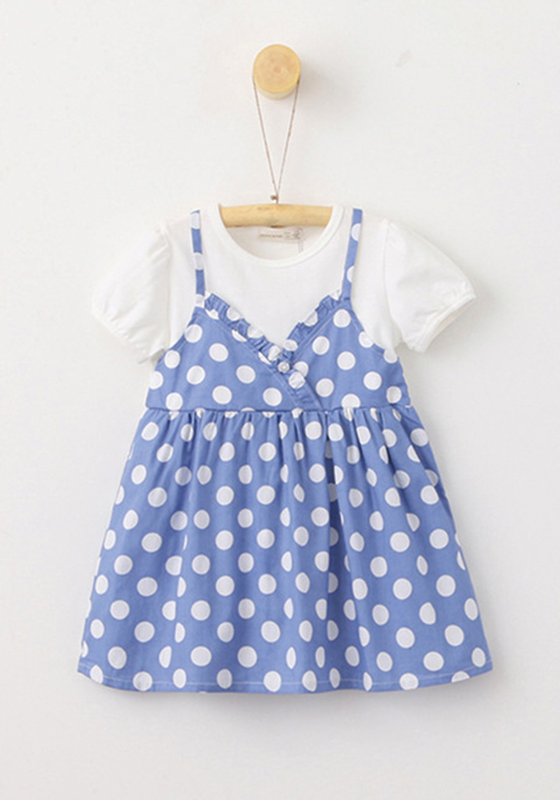 Polly T-Shirt & Blure Strap Dress One Set Polly T-Shirt & Blure Strap Dress One Set