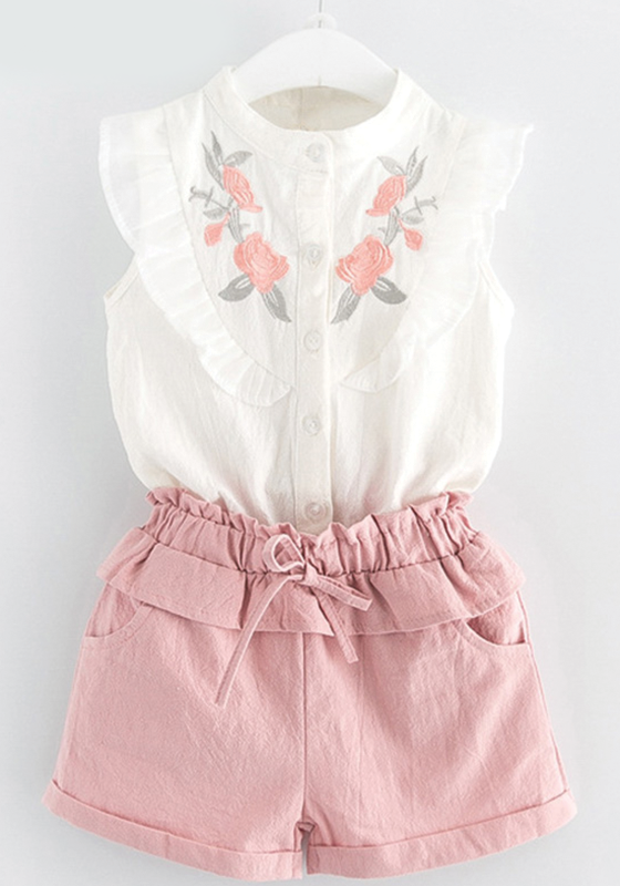 Julyia Shirt +White Pants Julyia Shirt +White Pants