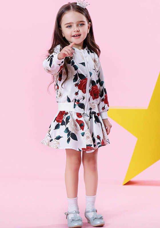 Floral Coat & Skirt Floral Coat & Skirt