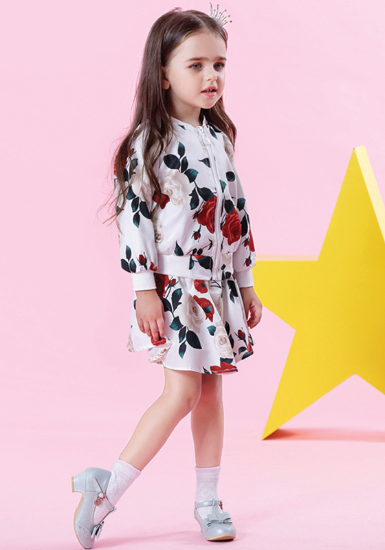 Floral Coat & Skirt Floral Coat & Skirt