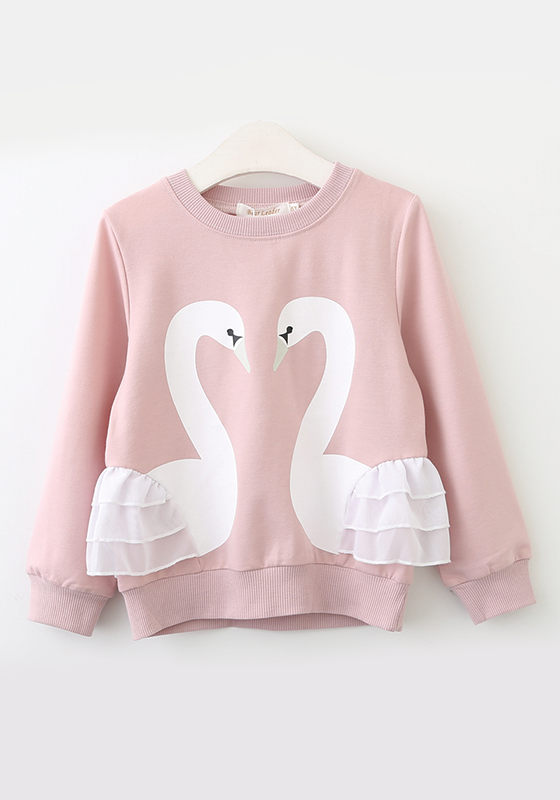 Swan Pattern Chiffon Swan Pattern Chiffon