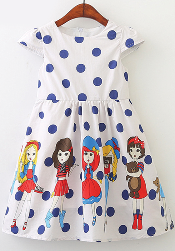 Corduroy Polka Dots Dress Corduroy Polka Dots Dress